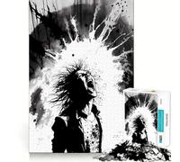 Puzzle da 1000 pezzi "Screaming Into The Abyss" per adolescenti, migliora la memoria, favorisce il rilassamento mentale, ha bordi netti ed è un regalo creativo (50x75cm)