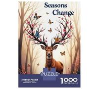 Puzzle Da 1000 Pezzi Seasons Change Poster Puzzle Per Adulti Gioco Pratico Vacanza A Casa Passatempo Natale Compleanno Regali 52x38cm/1000pcs