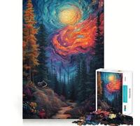 Puzzle da 1000 pezzi "Selvaggio Celeste",taglio preciso,divertente gioco di abilità mentale,gioco per il tempo libero,regalo festivo (38x26cm)