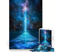 Puzzle da 1000 pezzi "Sentiero Celeste verso un'altra dimensione" per adolescenti,hobby rilassante e stimolante,bordi precisi,regalo per le vacanze (50x75cm)
