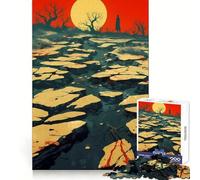 Puzzle da 1000 pezzi "Sentiero macchiato di sangue" per adolescenti, ideale per allenare la concentrazione e favorire il relax Un'attività rilassante Un ottimo regalo (38x26cm)