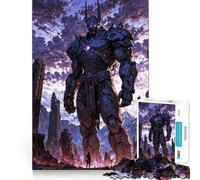 Puzzle da 1000 pezzi "Sentinella del Titano" per adolescenti, gioco stimolante per la mente, hobby tranquillo, taglio preciso, regalo stagionale (38x26cm)