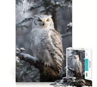 Puzzle da 1000 pezzi Sentinella della Neve per ragazzi, gioco di logica solido, divertimento rilassante, taglio di precisione, (38x52cm)