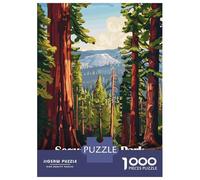 Puzzle Da 1000 Pezzi Sequoia National Park Puzzle Per Adulti Giochi Rilassanti Sfida Difficile Divertimento A Casa Attività, 38x26cm/1000pcs