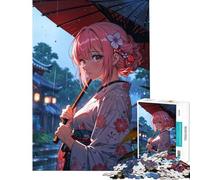 Puzzle da 1000 pezzi "Serenata sotto la pioggia" sfida per l'intelligenza giocattolo avvincente giochi per famiglie adatto alle coppie opera d'arte regalo (dimensioni 50x75cm)