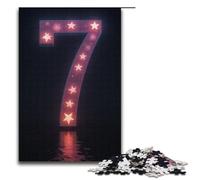Puzzle da 1000 pezzi Sette stelle di fila per adulti ideale come regalo adatto per adolescenti dai 14 anni in su 1000 pezzi (38x26 cm).