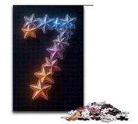 Puzzle da 1000 pezzi Sette stelle in fila per adulti puzzle impossibile antistress per adolescenti dai 14 anni in su 1000 pezzi (75x50 cm)
