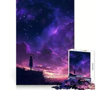 Puzzle da 1000 pezzi "Sguardo Celeste" per adolescenti,ideale per stimolare la memoria e creare un'atmosfera rilassante (38x26cm)