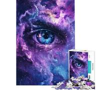 Puzzle da 1000 pezzi "Sguardo Galattico Occhio Cosmico" sfida per l'intelligenza e il cervello giocattolo avvincente giochi per famiglie analisi e logica ottimo regalo (dimensioni 38x52cm)