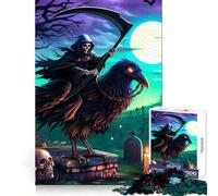 Puzzle da 1000 pezzi "Shadow and Scythe" per adolescenti, gioco per l'esercizio mentale, relax e design, ideale per assemblare e creare la lista dei desideri di Babbo Natale 50x75cm