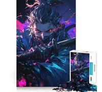 Puzzle da 1000 pezzi Shadowblade Warrior per adolescenti, ideale per ricordare, migliorare, calmare la mente, con immagini nitide e dettagliate 50x75cm