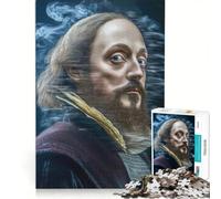 Puzzle da 1000 pezzi "Shakespeare nel fumo" gioco per famiglie assemblaggio di motivi con pezzi di forma casuale completamente ad incastro 50x75cm