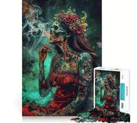 Puzzle da 1000 pezzi "She Seems Fine" per adulti e ragazzi, ideale per migliorare la memoria, per un relax leggero e piacevole, con tagli netti e un regalo delizioso 38x52cm