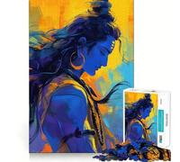 Puzzle da 1000 pezzi "Shiva The Dreamer" per adolescenti, gioco di logica, antistress, taglio preciso, regalo artistico 50x75cm