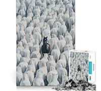 Puzzle da 1000 pezzi Sii diverso! Taglio preciso,divertente,stimola la mente,crea un gioco divertente,rallenta il ritmo,ideale per Natale e come decorazione per la casa (50x75cm)