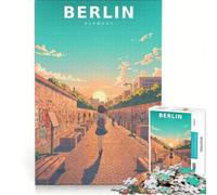Puzzle da 1000 pezzi Silenzio pastello al Muro di Berlino gioco per famiglie attività divertenti da fare in casa compleanno e Natale 38x26cm