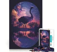 Puzzle da 1000 pezzi Silhouette Galaxy per adulti, ideale per rafforzare la memoria, favorire la calma e la tranquillità, con bordi puliti e oggetti da collezione 38x52cm