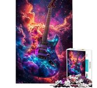 Puzzle da 1000 pezzi Sinfonia di chitarra galattica Gioco avvincente per coltivare la pazienza educativo e divertente per tutta la famiglia Idee regalo (dimensioni 38x26cm)