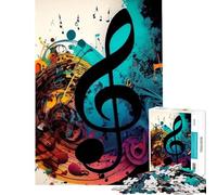 Puzzle da 1000 pezzi - Sinfonia V musicale per compleanno Natale gioco educativo per migliorare la memoria adatto a partire dai 14 anni (38x26cm)
