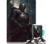 Puzzle da 1000 pezzi Skeleton Knight per adolescenti, regali, aiuta il cervello a esercitare giocattoli avvincenti per coltivare la pazienza, adatti alle coppie, 38x26cm