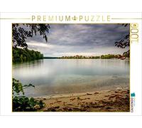 Puzzle da 1000 pezzi, soggetto: lago di struzzo con sguardo su Strausberg