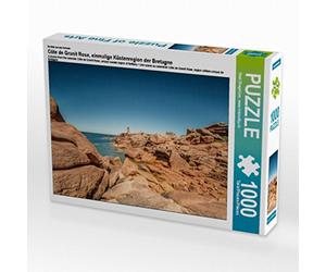 Puzzle da 1000 pezzi, soggetto: rosa di granito, una regione costiera unica della Bretagna