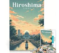 Puzzle da 1000 pezzi Sognando Hiroshima, decorazione da parete, sfida impegnativa, compleanno e Natale 38x26cm