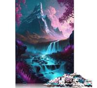 Puzzle da 1000 pezzi "Sogni sulla natura giapponese", per adulti, difficoltà alta, giochi rilassanti, giocattolo, regalo di Halloween (38x26 cm)