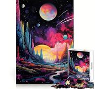 Puzzle da 1000 pezzi "Sogni Vibranti" per Adolescenti, per allenare la memoria, per un momento di relax e tranquillità, con tagli precisi e un'atmosfera festiva e sorprendente (50x75cm)