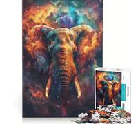 Puzzle da 1000 pezzi "Sogno dell'Elefante Cosmico", gioco rompicapo, rilassante e stimolante per l'intelletto, ideale come regalo per tutta la famiglia 38x52cm