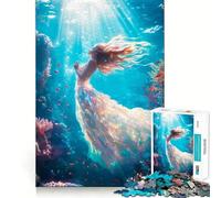 Puzzle da 1000 pezzi Sogno sottomarino per adulti,gioco di memoria divertente,componenti robusti e ben rifiniti, alleviare lo stress (50x75cm)