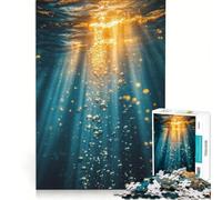 Puzzle da 1000 pezzi Sotto il sole tra la luce e le bolle gioco per tutta la famiglia divertente e spiritoso compleanno e Natale 38x26cm