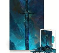 Puzzle da 1000 pezzi "Soul Sword of Cosmos" per adolescenti, gioco di puzzle per allenare la mente, gioco di gruppo, arte da assemblare, regalo classico (50x75cm)