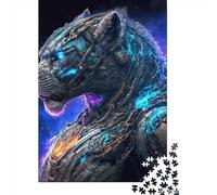 Puzzle da 1000 pezzi Space Lions4 Puzzle quadrato per adulti e bambini, gioco di puzzle in legno da 1000 pezzi (75x50 cm)