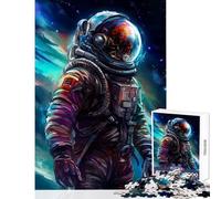 Puzzle da 1000 pezzi Space Walk Due giocattoli per la decorazione della casa Ottimo regalo per giochi Gioco educativo Migliora l'amore tra coppie Dimensioni 38x26cm