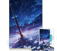 Puzzle da 1000 pezzi "Spada del Campo di Caduta delle Stelle" per adolescenti, gioco di logica e logica, divertimento rilassante, bordi lisci, regalo creativo 50x75cm