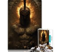 Puzzle da 1000 pezzi Spartan Warrior per adolescenti, regalo per decomprimere il cervello, giocattolo educativo, regali di Babbo Natale segreto (50x75cm)