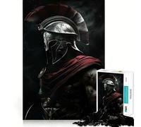 Puzzle da 1000 pezzi "Spartano pronto alla guerra" per adulti, sfida mentale, gioco di gruppo, design chiaro e grazioso, regalo 38x26cm