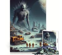 Puzzle da 1000 pezzi "Spazio proibito" per adolescenti, stimola la memoria, crea un'atmosfera rilassante, taglia finemente e regala una sorpresa festiva (38x26cm)