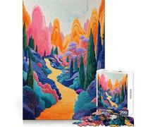 Puzzle da 1000 pezzi "Spettro surreale per adolescenti", con design rilassante e di facile assemblaggio, perfetto per la decorazione della parete 50x75cm