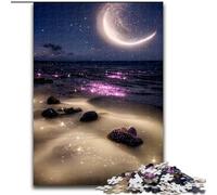 Puzzle da 1000 pezzi,spiaggia dei sogni colorata,in legno,livello principiante,ideale come regalo di compleanno e per le feste,50x75cm,attività per adulti e famiglie,regalo fai da te per la casa