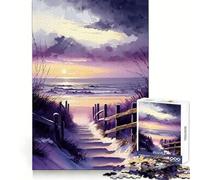 Puzzle da 1000 pezzi "Spiaggia sul Mar Baltico" per ragazzi Pensa che il tempo dedicato all'allenamento sia ben speso Bordi definiti Regalo festivo (38x26cm)