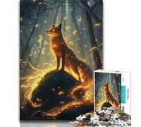 Puzzle da 1000 pezzi Spirit Fox Puzzle da 1000 pezzi per adulti e adolescenti allena il cervello e le mani regalo per amici e familiari (26x38cm)