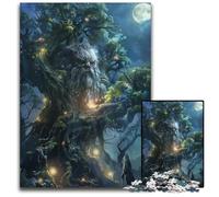 Puzzle da 1000 pezzi Spirito dell'albero antico Puzzle impossibili per adulti Attività per famiglie Rompicapo Decorazione per la casa Regalo per le vacanze 1000 pezzi (38x26 cm)