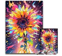 Puzzle da 1000 pezzi splendidi puzzle di girasoli per adulti ideali per gli innamorati Capodanno e San Valentino 1000 pezzi (38x26 cm)