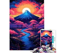 Puzzle da 1000 pezzi - Splendido paesaggio giapponese Difficile e stimolante migliora la memoria Giocattolo decorativo per la casa adatto a partire dai 14 anni (50x75cm)