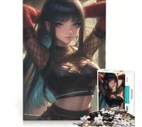 Puzzle da 1000 pezzi "Splendido vicolo delle kunoichi", gioco rompicapo, decorazione per la casa, con pezzi di forma casuale completamente ad incastro 50x75cm
