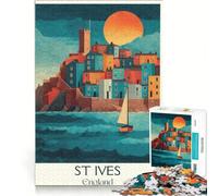 Puzzle da 1000 pezzi St Ives Cornwall Poster | 38x52cm Giochi rilassanti regali difficili e stimolanti per amici e familiari