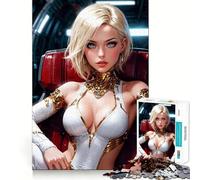 Puzzle da 1000 pezzi "Stacey Starlight in The Pilot Seat" per adulti e ragazzi, gioco per la mente, rilassante, taglio preciso, regalo di Natale 50x75cm