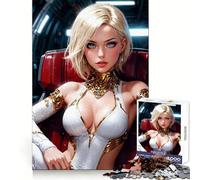 Puzzle da 1000 pezzi "Stacey Starlight in The Pilot Seat" per adulti e ragazzi, gioco per la mente, rilassante, taglio preciso, regalo di Natale 50x75cm